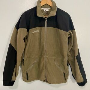 Columbia Titanium Black and Tan Performance Jacket L